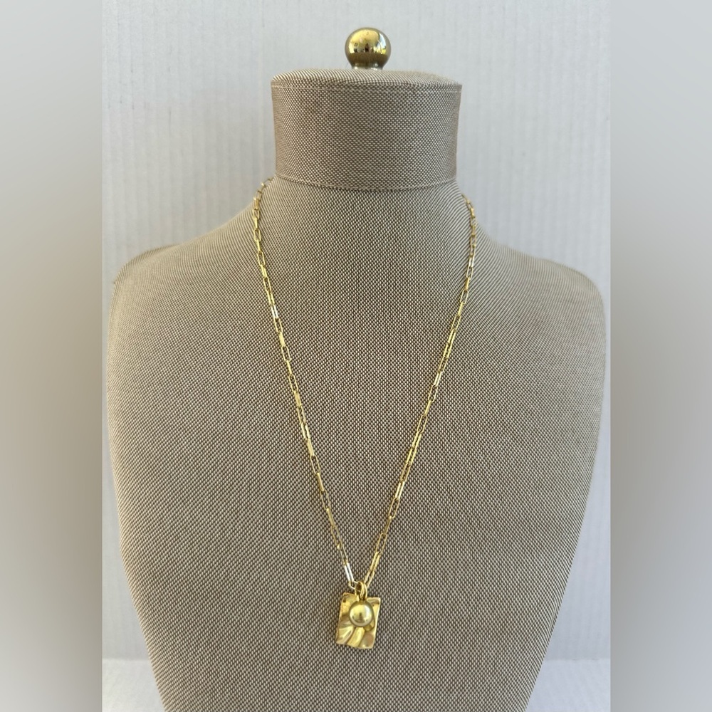Madewell Gold Paperclip Necklace - Picture 2 of 10
